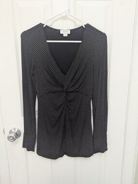 Seraphine twist-front maternity top